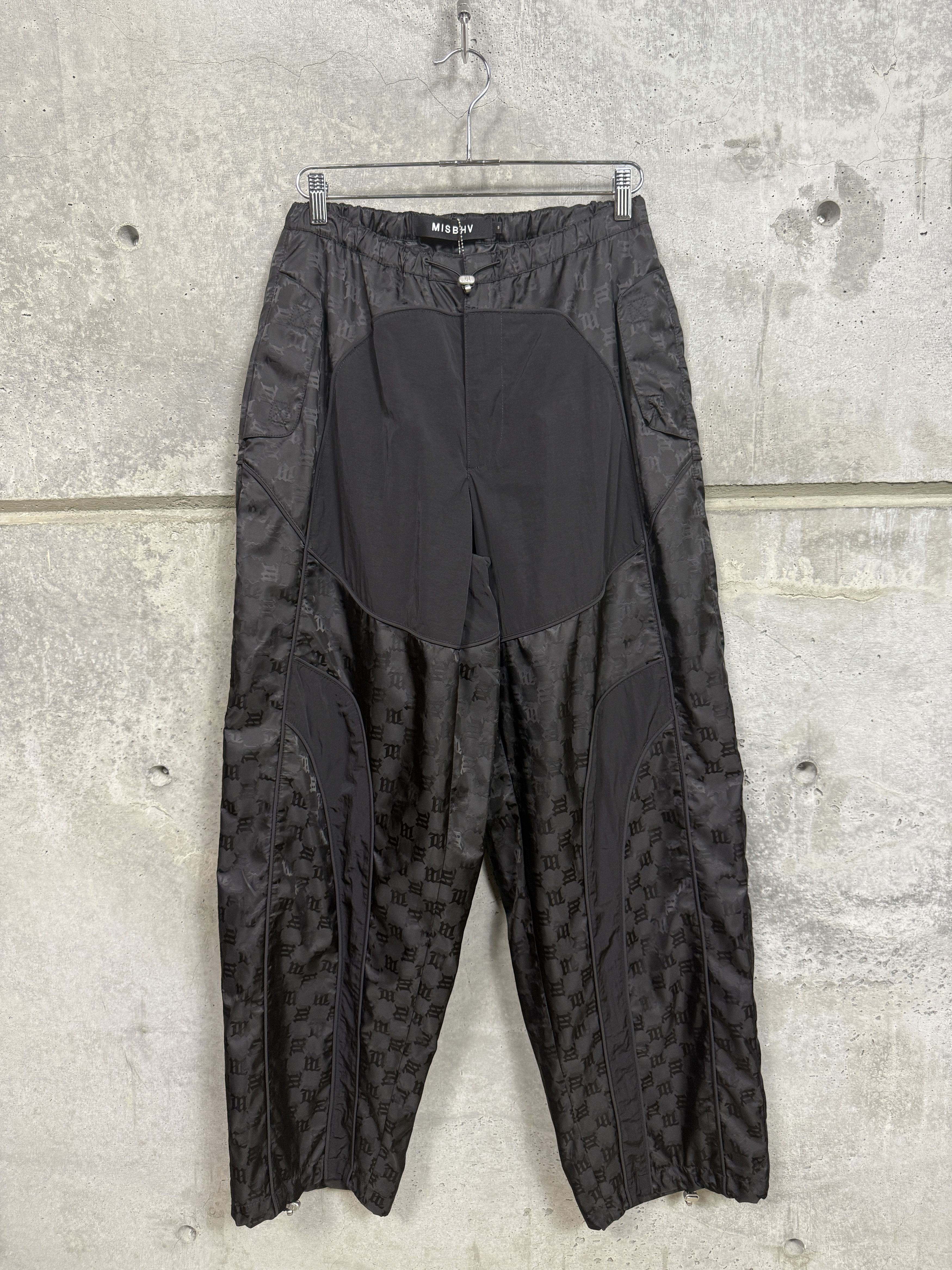 Misbhv $1050 MISBHV Black Monogram Parachute Pants Size US 30 / EU 46 - 7 Thumbnail