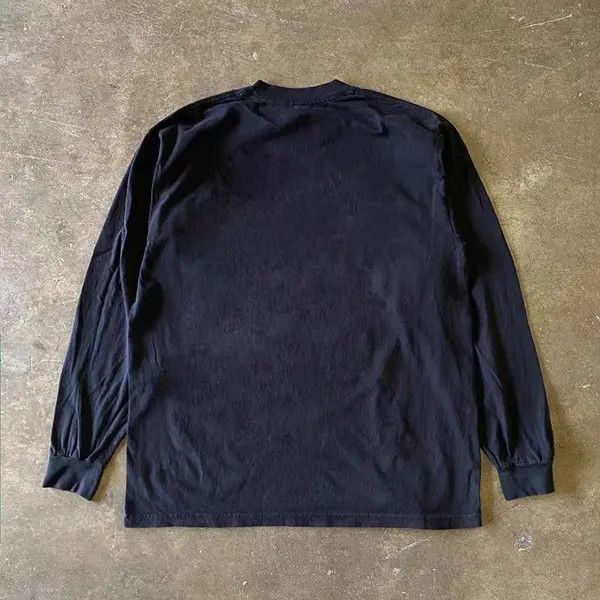 VIBE Dinosaur pattern black washed vintage long sleeve t-shirt Size US L / EU 52-54 / 3 - 6 Thumbnail