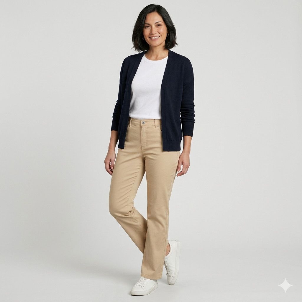 Chicos Chico's Sze 1.5/10 Platinum Jeans Chino Y2K Stretch Denim Size 32" / US 10 / IT 46 - 3 Thumbnail