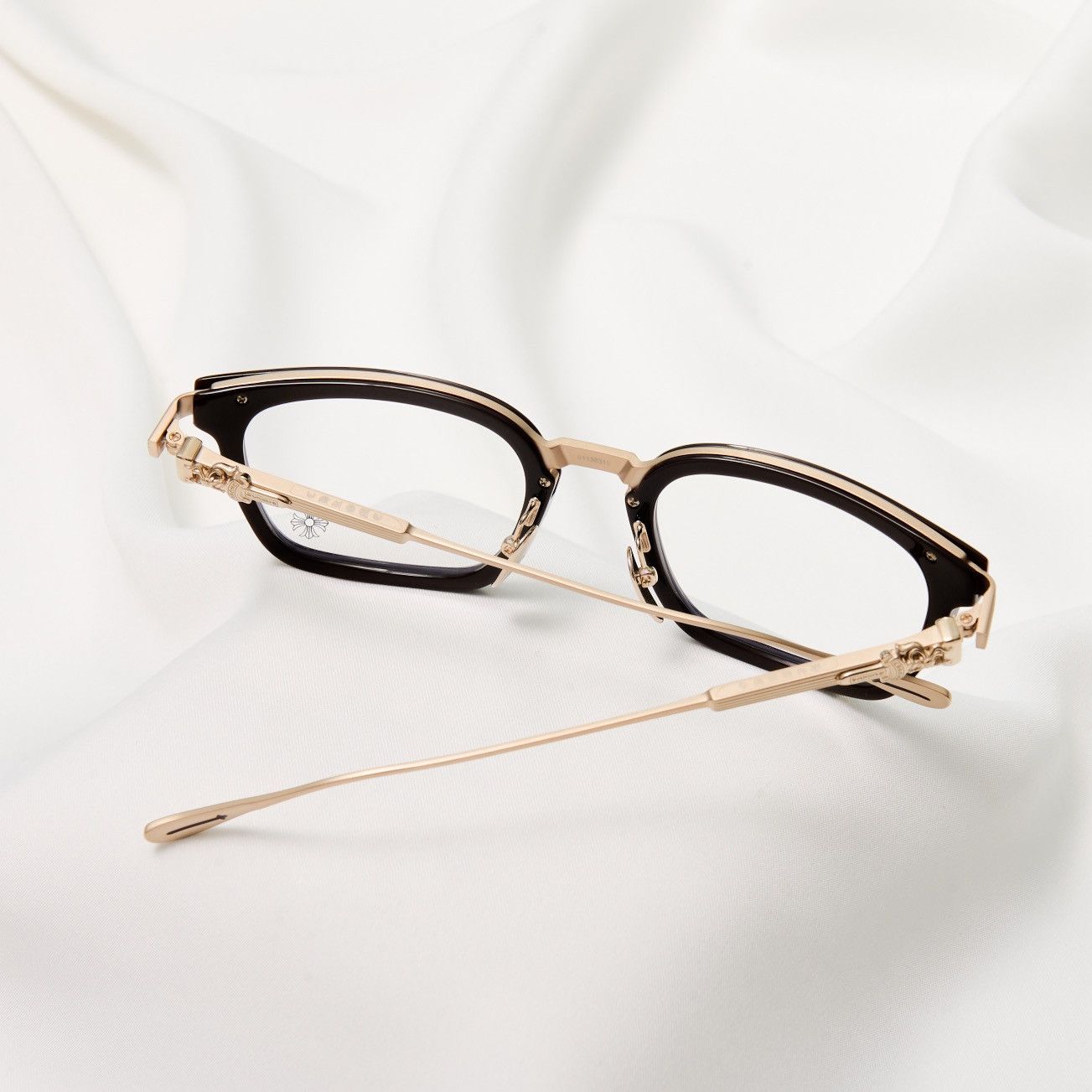 Chrome Hearts CHROME HEARTS OVERPOKED CLASSIC BROWN/ MATTE GOLD PLATED GLASSES Size ONE SIZE - 7 Thumbnail