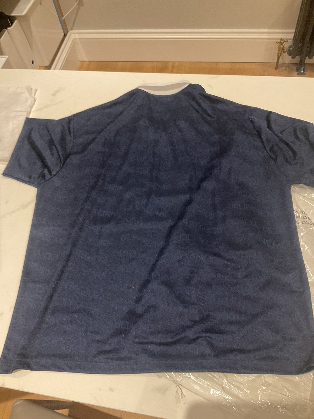 Supreme x Zoo York Soccer Jersey Navy White Gold 3colors