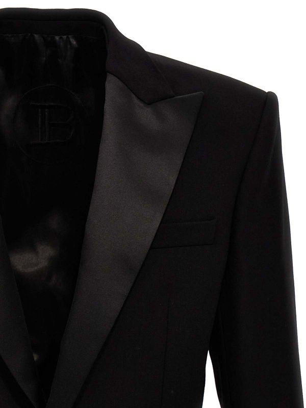 Balmain o1y0426 Blazer in Black Size US L / EU 52-54 / 3 - 3 Thumbnail