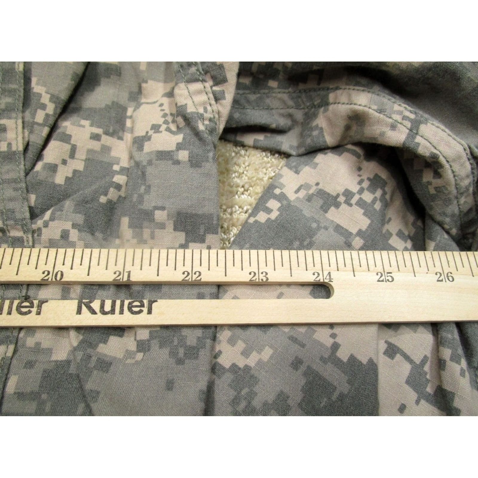 American Apparel US Military Coat Men M Gray Camouflage FR Coat Jacket Military Jacket Size US M / EU 48-50 / 2 - 5 Thumbnail
