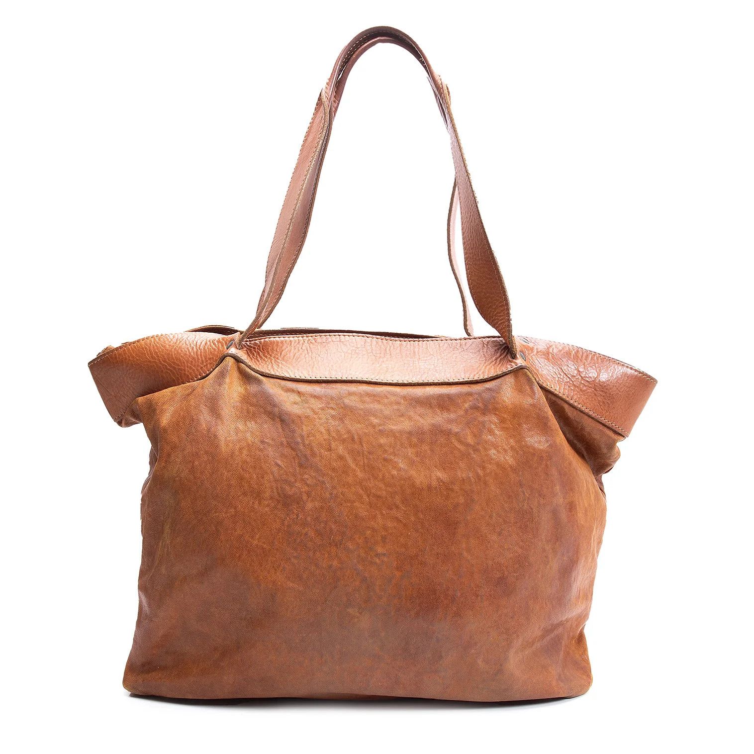 Yohji Yamamoto Yohji Yamamoto Leather Tote Bag Brown Size ONE SIZE - 4 Thumbnail