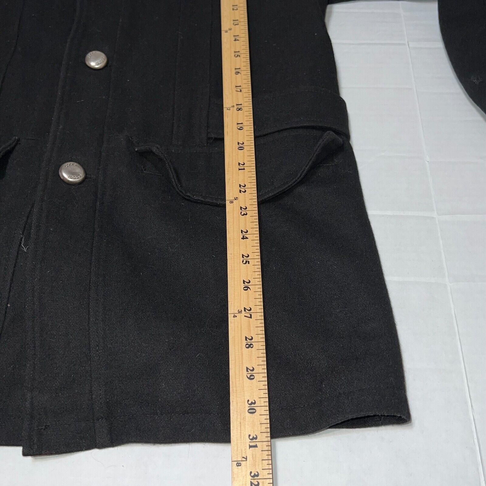 Coogi Coogi Mens Black Wool Blend Heavy Jacket Coat Size Large Size US L / EU 52-54 / 3 - 8 Thumbnail