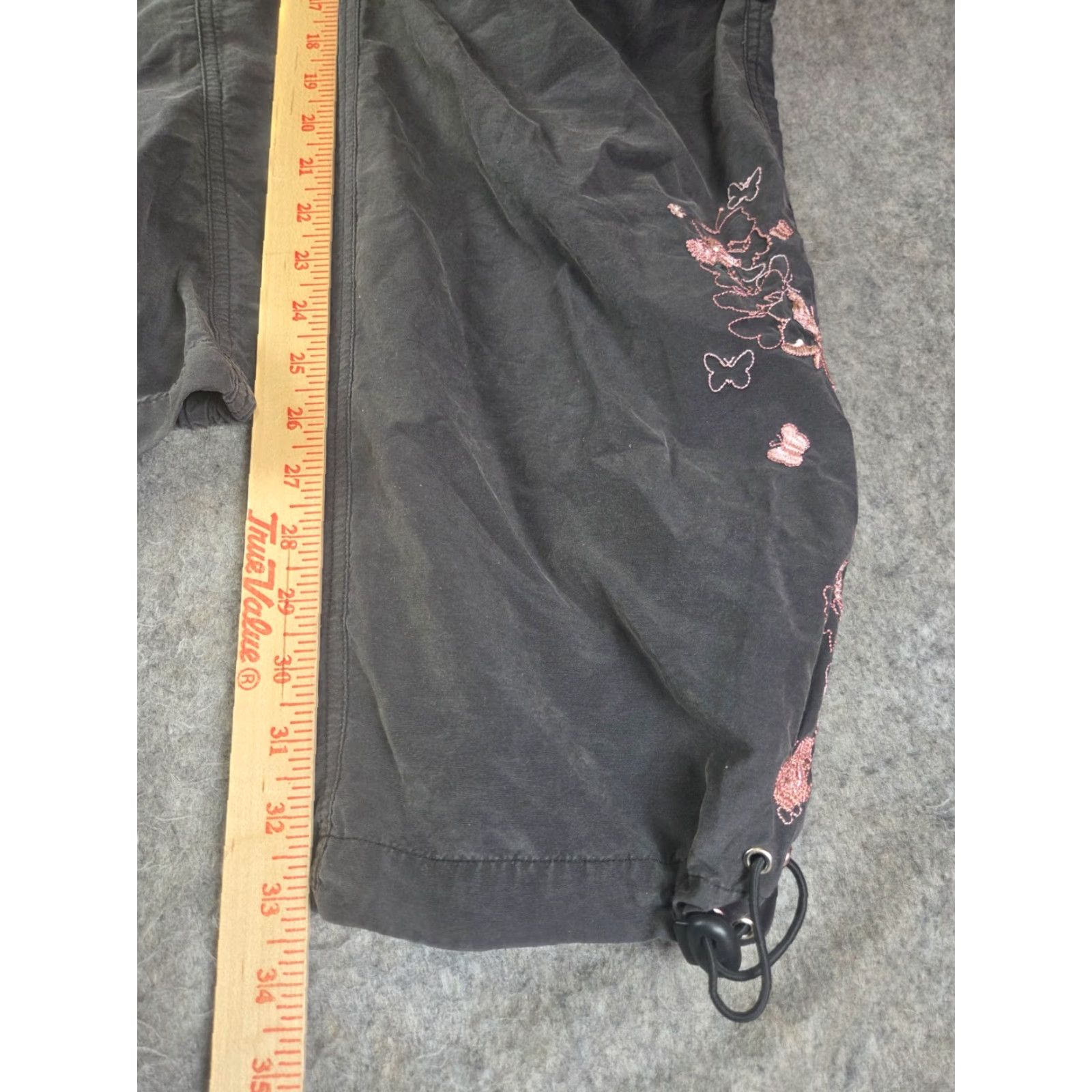 Vintage **Vintage Butterfly Cargo Pants Size 6T** User: Vintage Butterfly Cargo Pants Size 6T, Boutique Europa Black Size 28" / US 6 / IT 42 - 7 Thumbnail