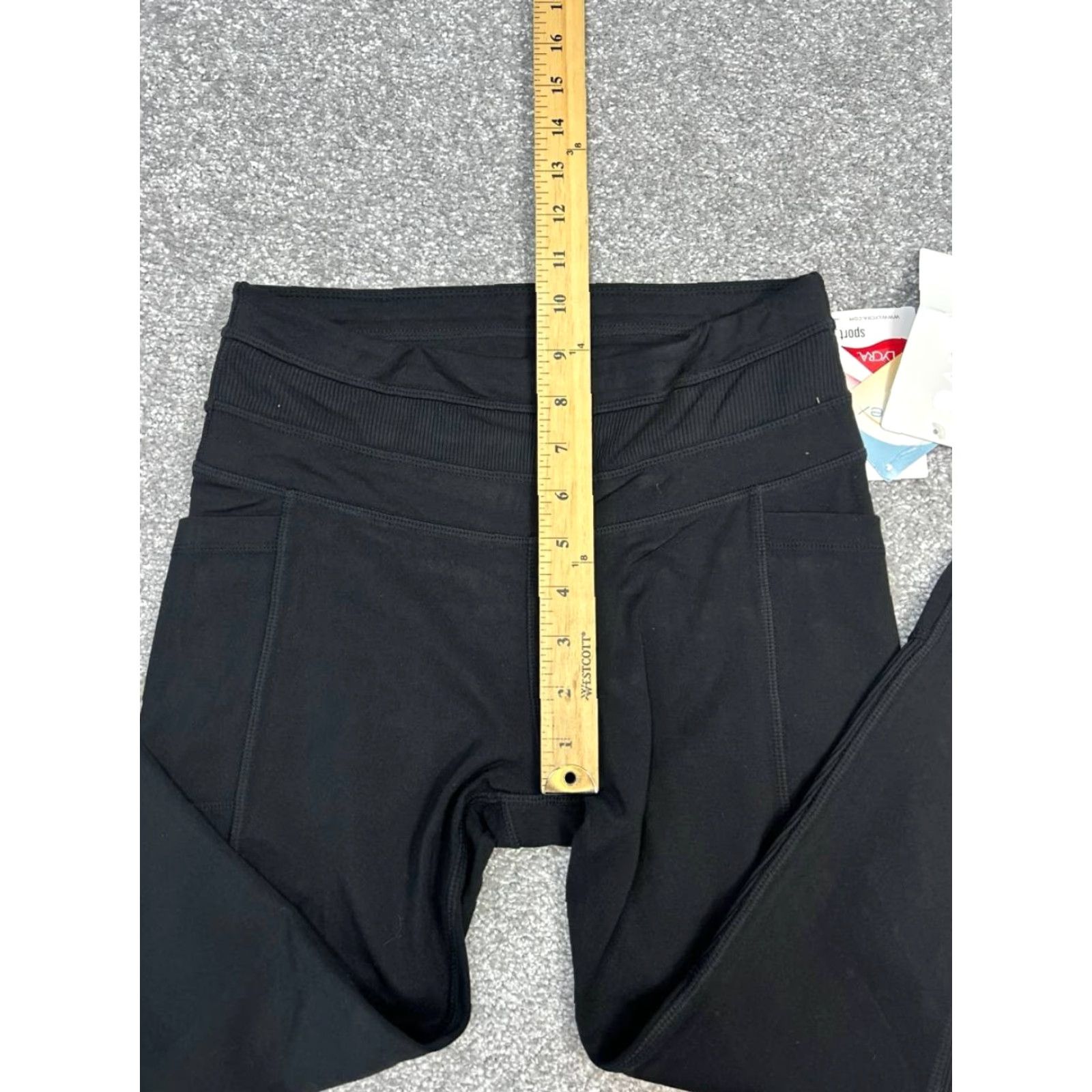 Athleta Athleta Excursion Tight Joggers Womens S Black Nylon Spandex Mid Rise 27.5 Inseam Running Jogging Athleisure Pocket Comfort Easy Care Size 28" / US 6 / IT 42 - 4 Thumbnail