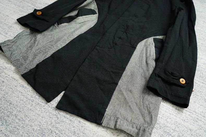 Comme des Garcons Comme des Garcons Polyester spliced long coat Size US S / EU 44-46 / 1 - 4 Thumbnail
