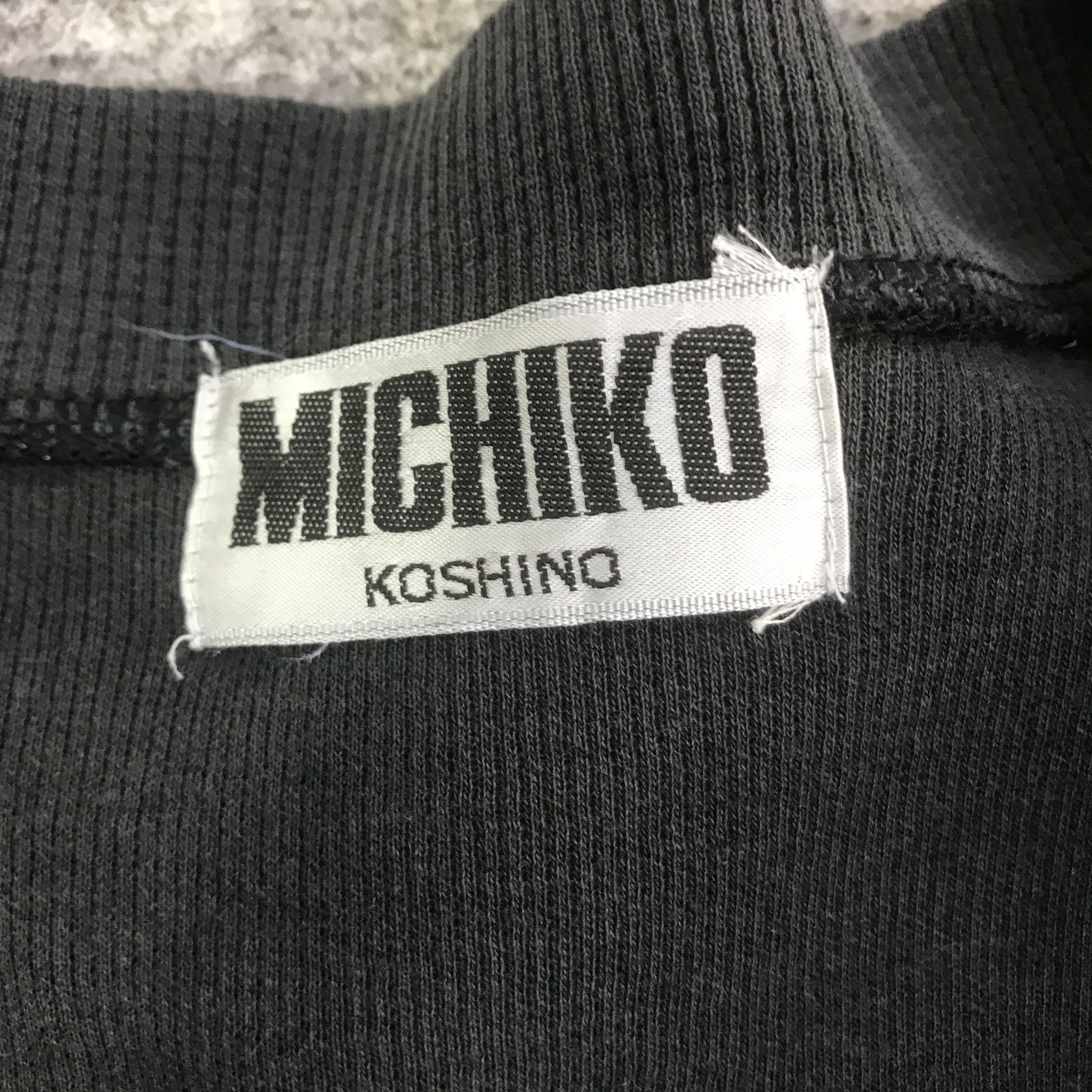 Michiko Koshino MICHIKO KOSHINO JAPAN ZIPPER BLACK FADED JACKET K127B1 Size US L / EU 52-54 / 3 - 10 Thumbnail