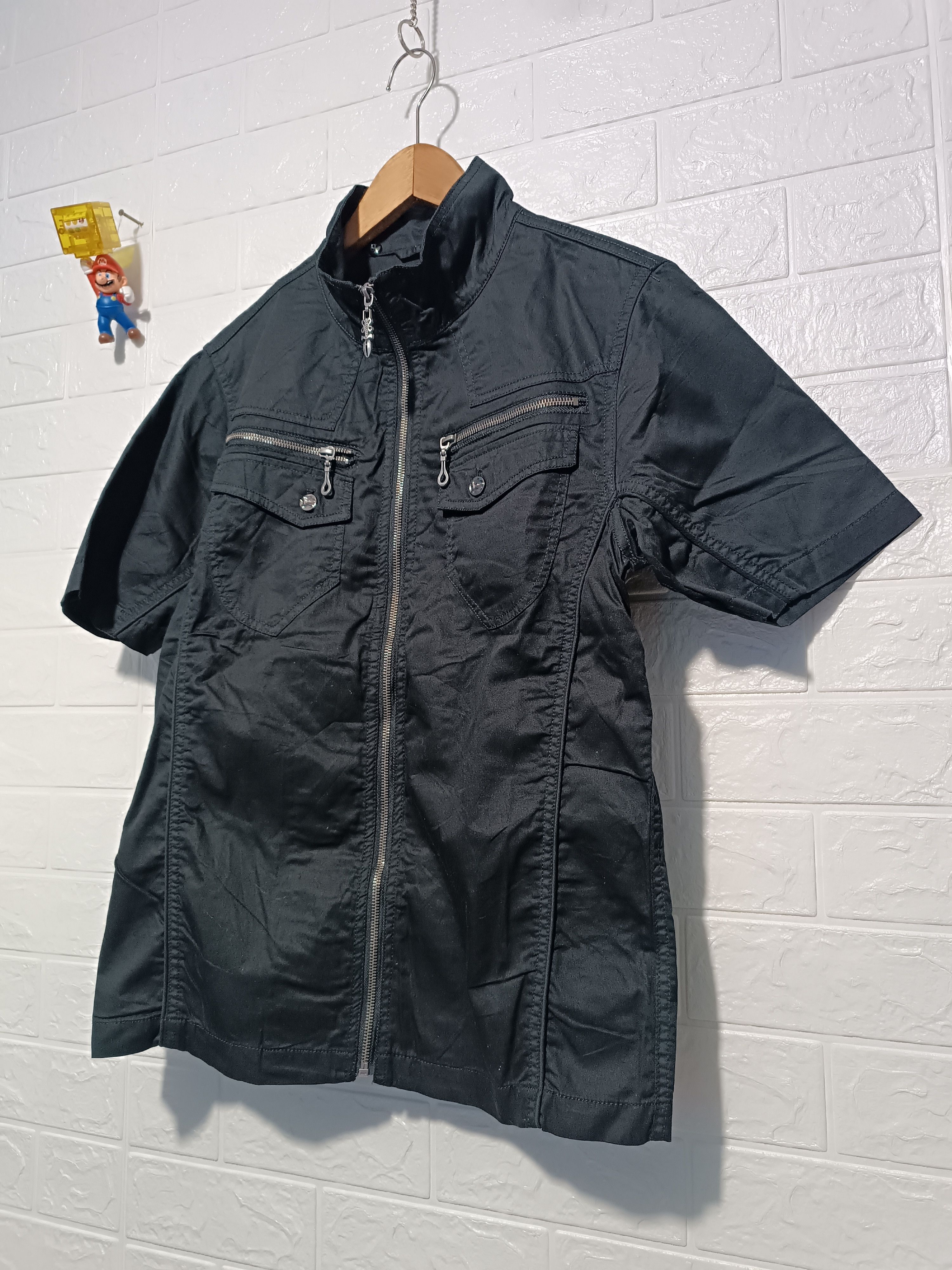 Spinash Spinash Black Shirt Zip Up If Six Was Nine Style Size US L / EU 52-54 / 3 - 2 Thumbnail