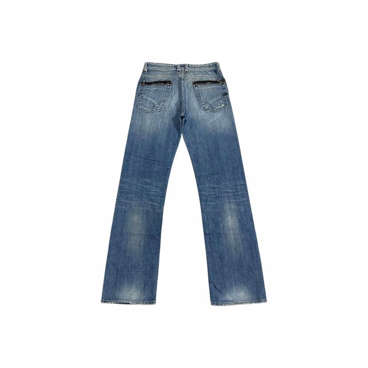 GAS × If Six Was Nine × Japanese Brand 🔥Sick Y2K Gas Jeans Light Wash Flared Denim Faded Size US 30 / EU 46 - 8 Thumbnail