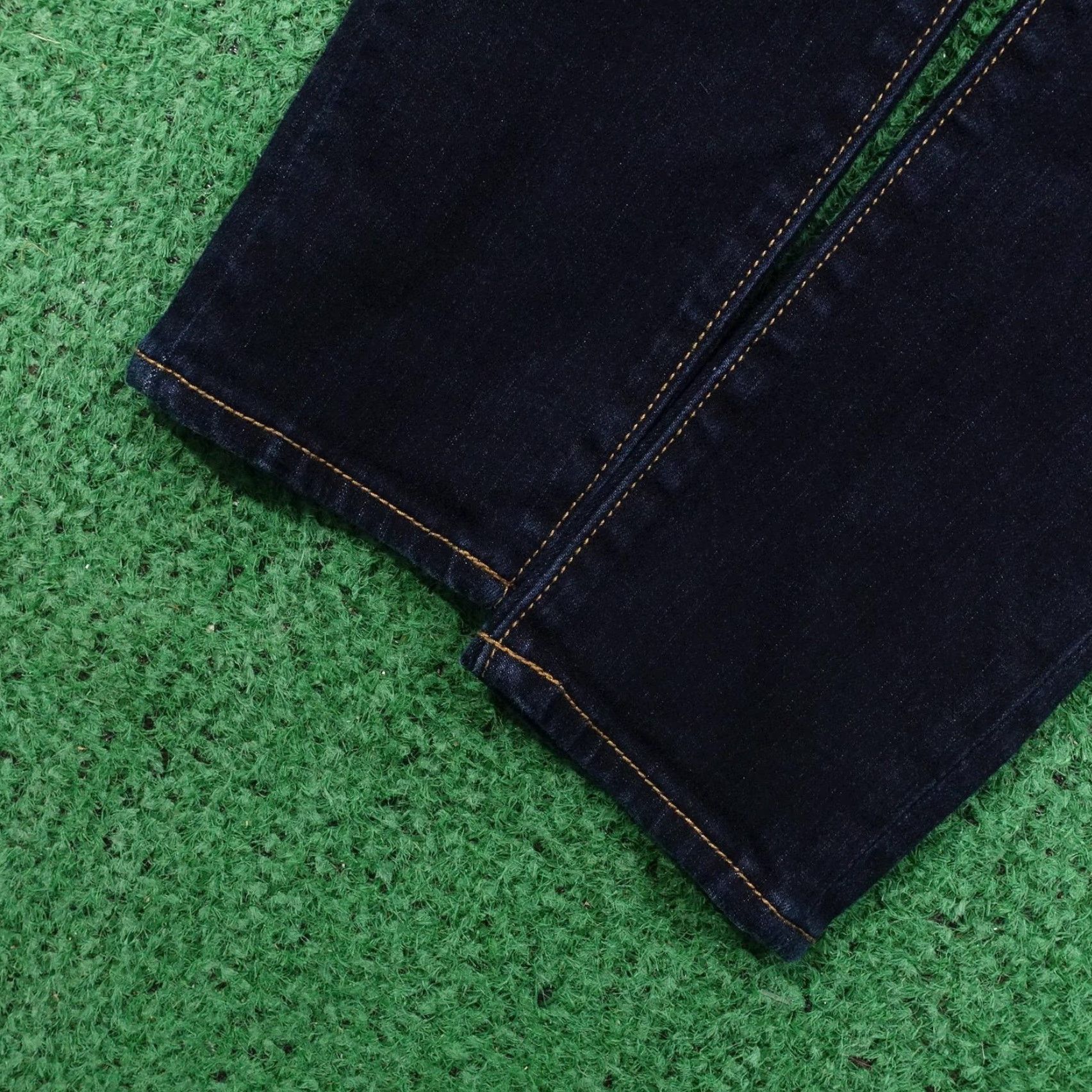 Abercrombie & Fitch Abercrombie & Fitch Jeans Womens 00S Dark Wash A&F Super Skinny Stretch Denim Zip Pocket Embroidered Logo Slim Size 24" / US 00 / IT 34 - 3 Thumbnail
