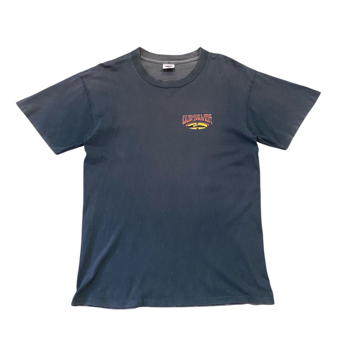 Quiksilver RARE Vintage Quiksilver Psychedelic Tribal Graphic Tee Size US M / EU 48-50 / 2 - 2 Thumbnail