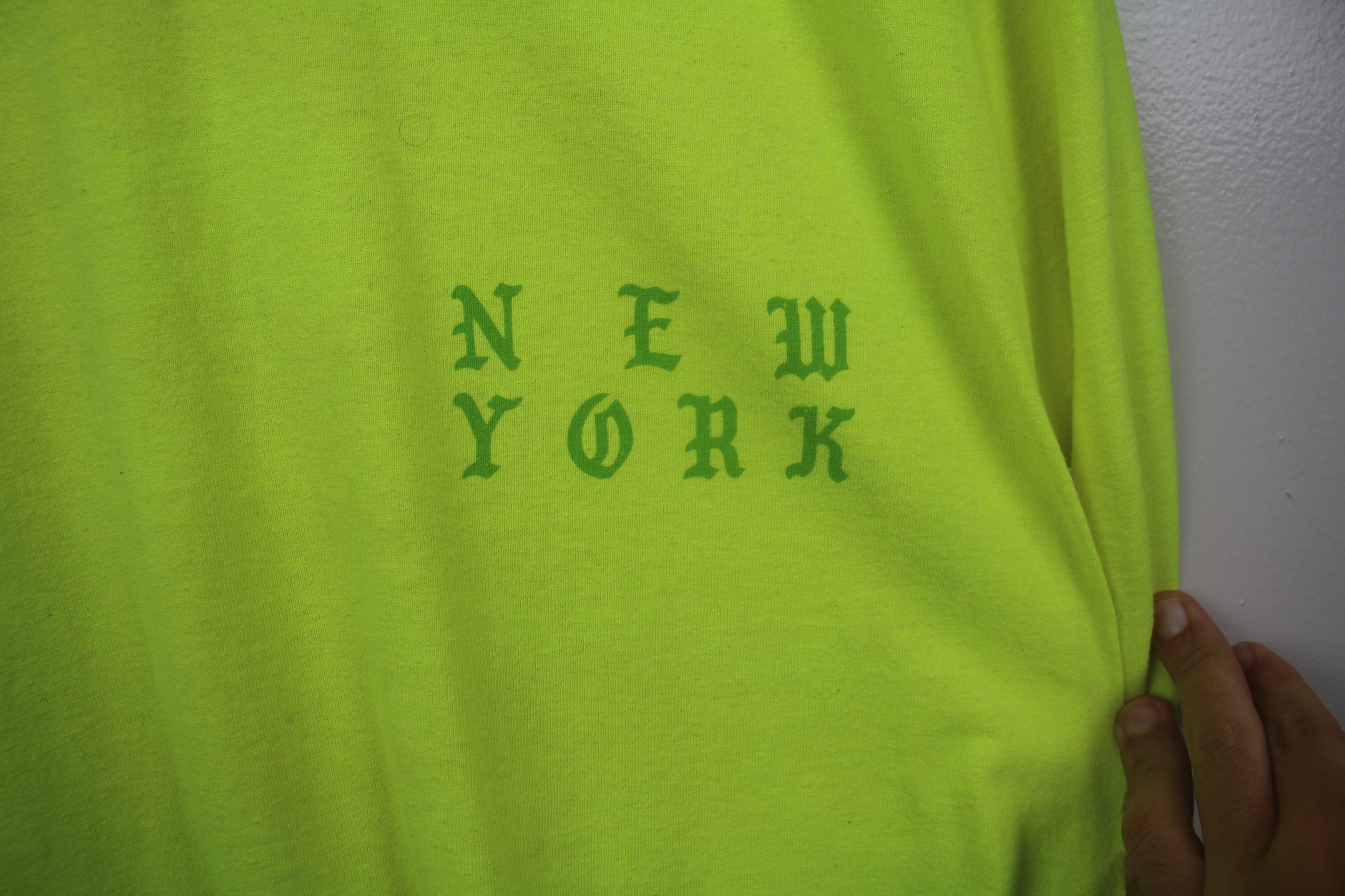 Yeezy Kanye West "The Life of Pablo" NY Pop-Up Long Sleeve Neon Size US M / EU 48-50 / 2 - 2 Thumbnail