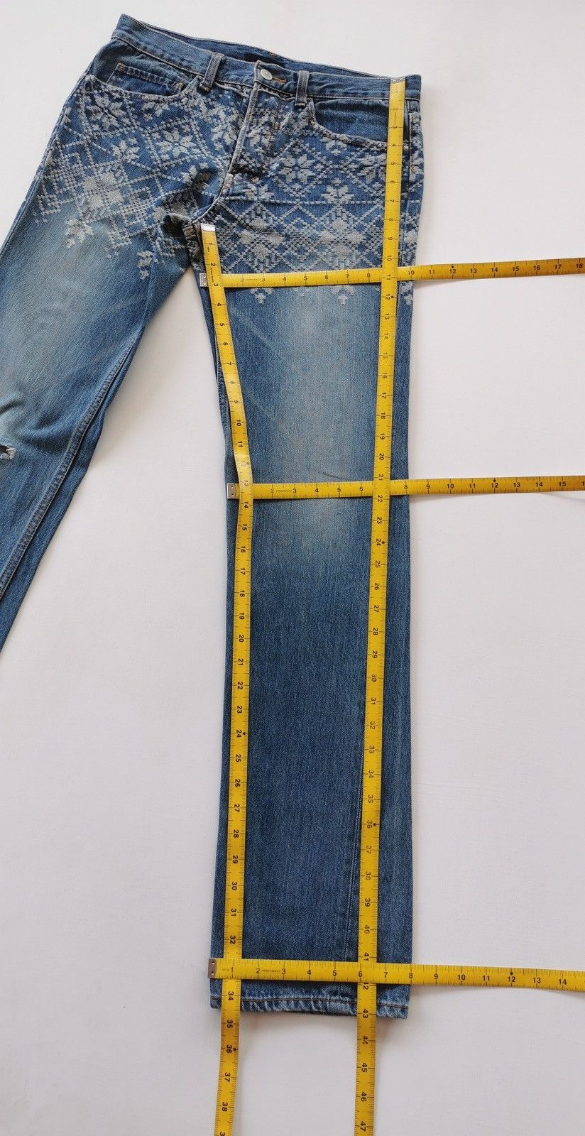 Kapital Navajo Iroquois Japan Denim Jeans Kapital Inspire Size US 31 - 14 Thumbnail
