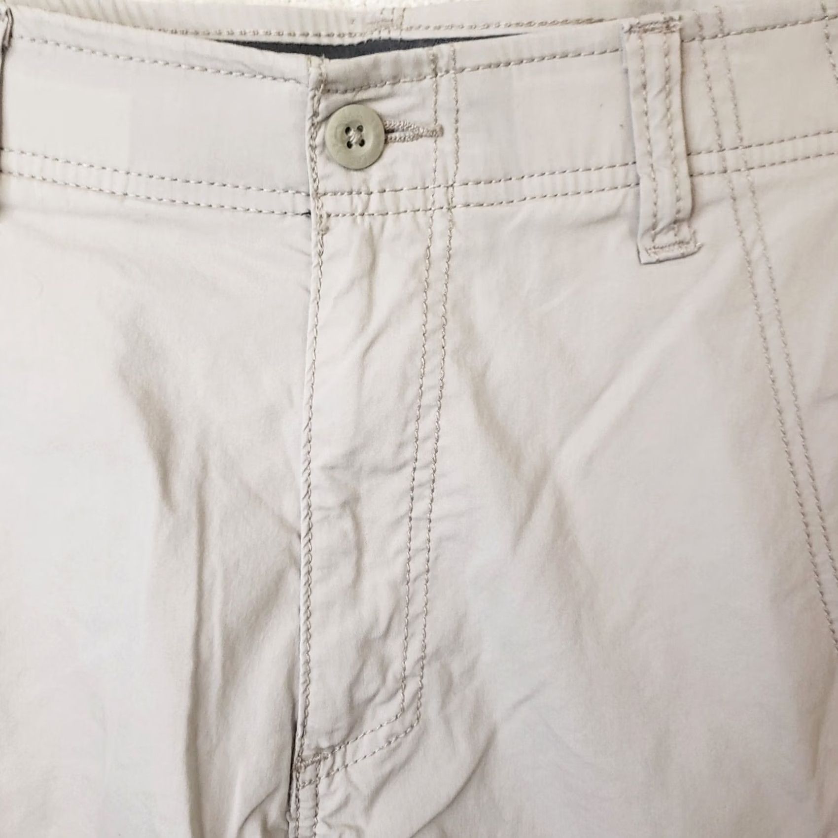 Lee Lee Nomad Men's Cargo Shorts 32 Regular Elastic Stretch Brown Cotton Polyester Spandex Zip Closure Casual Travel Size US 32 / EU 48 - 4 Thumbnail