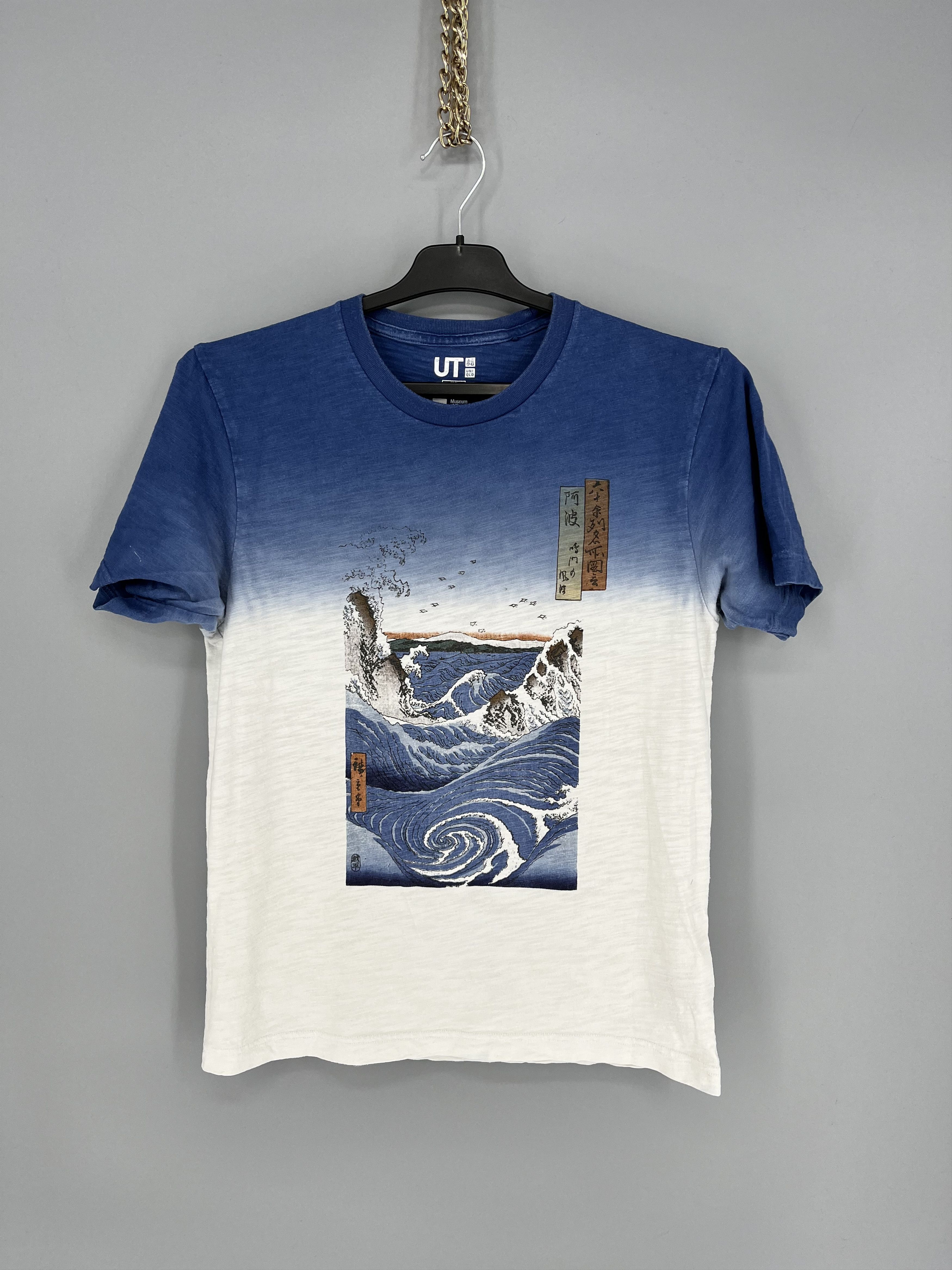 Other Mens Uniqlo Hokusai Blue T Shirt art tee Japanese Brand y2k Size US S / EU 44-46 / 1 - 1 Thumbnail