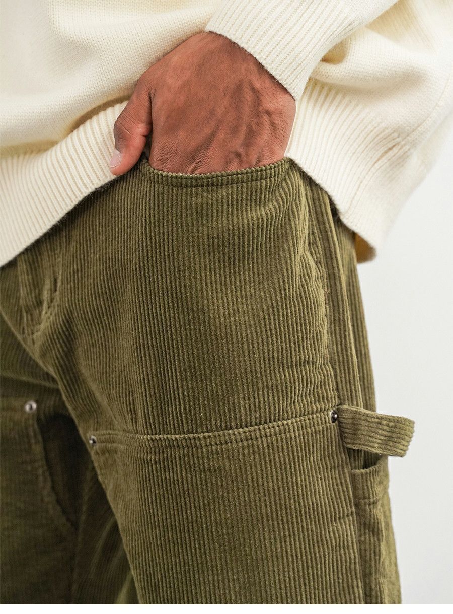 Designer × Japanese Brand × Vintage Utility carpenter outdoor camp work loose cargo pants Size US 36 / EU 52 - 4 Thumbnail