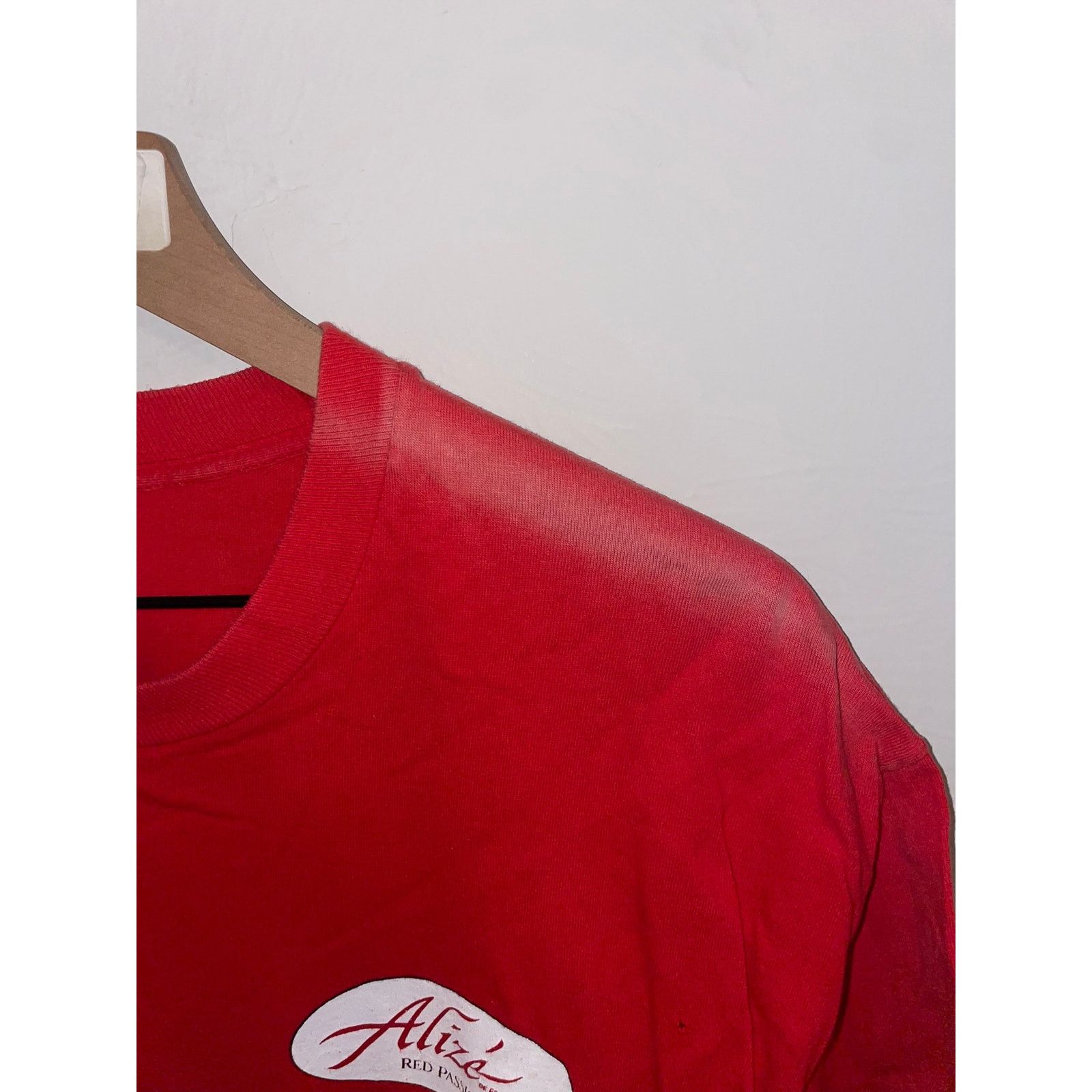 Vintage Vintage Red Passion Shirt Alize De France Drink Tee 90s XL Size US XL / EU 56 / 4 - 5 Thumbnail
