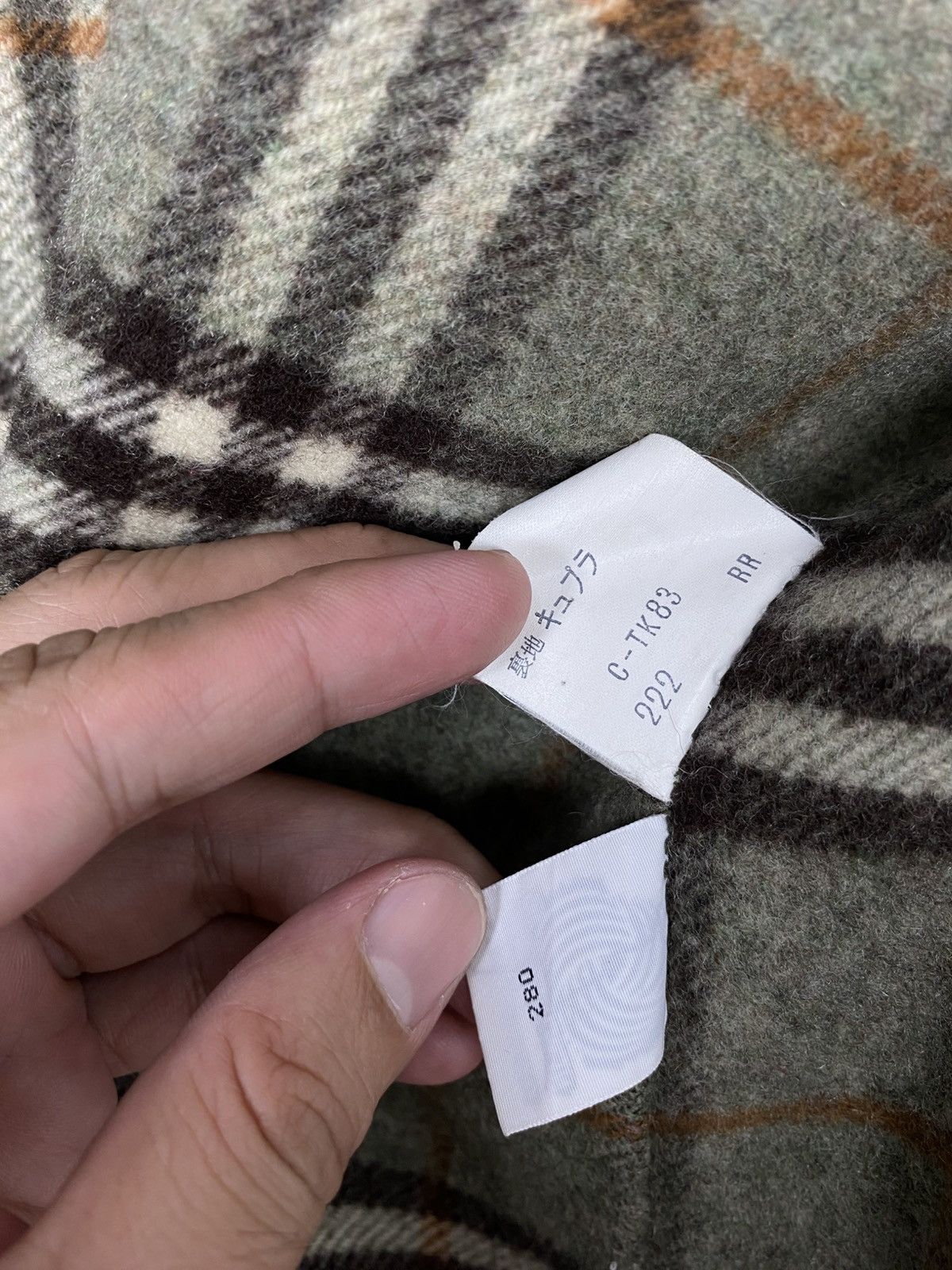 Burberry Rare‼️ Vintage Burberrys’ Nova Check Inside Wool Coat Size L / US 10 / IT 46 - 8 Thumbnail