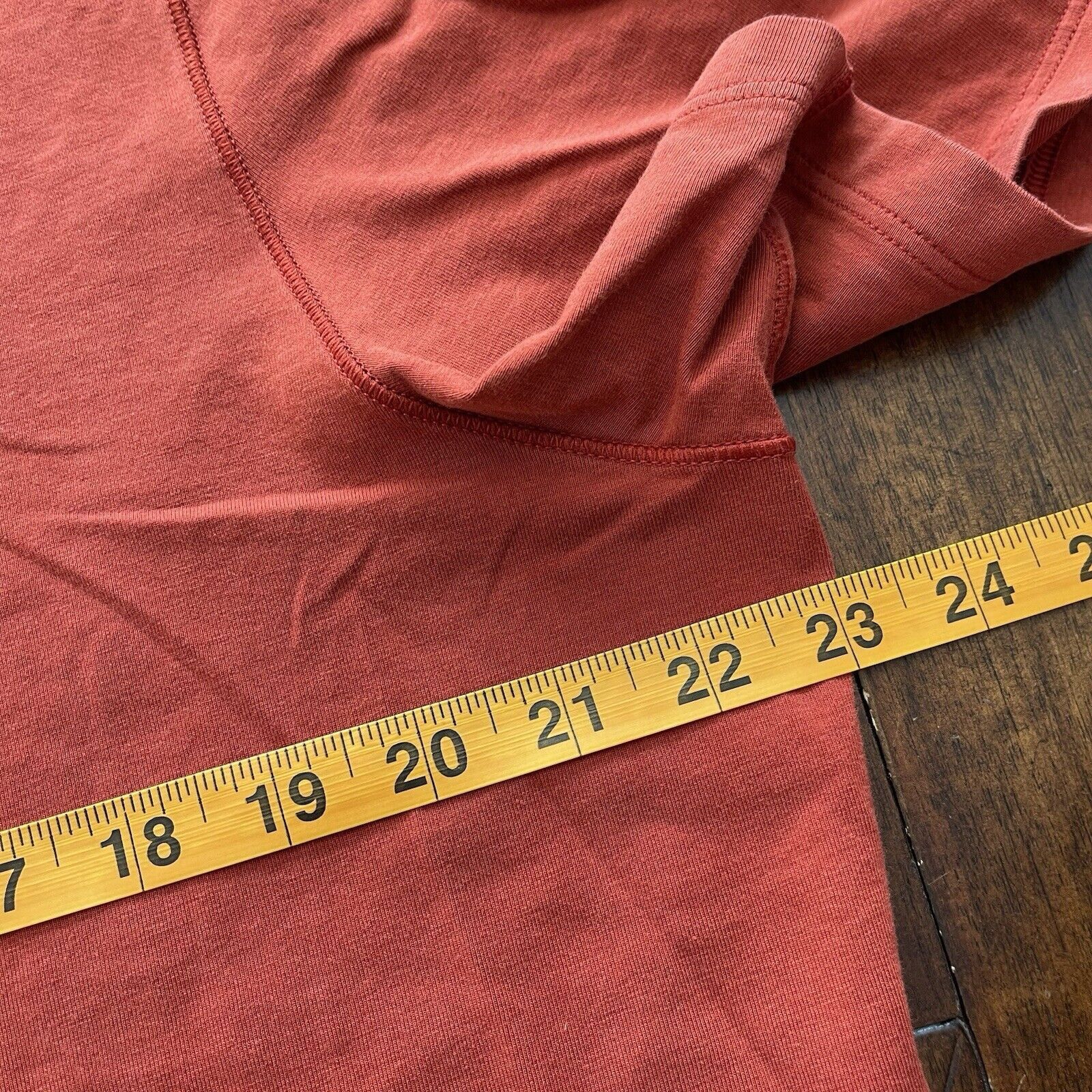 Lululemon Lululemon 5 year basic Short sleeve Tshirt XL Red Orange Size US XL / EU 56 / 4 - 6 Thumbnail