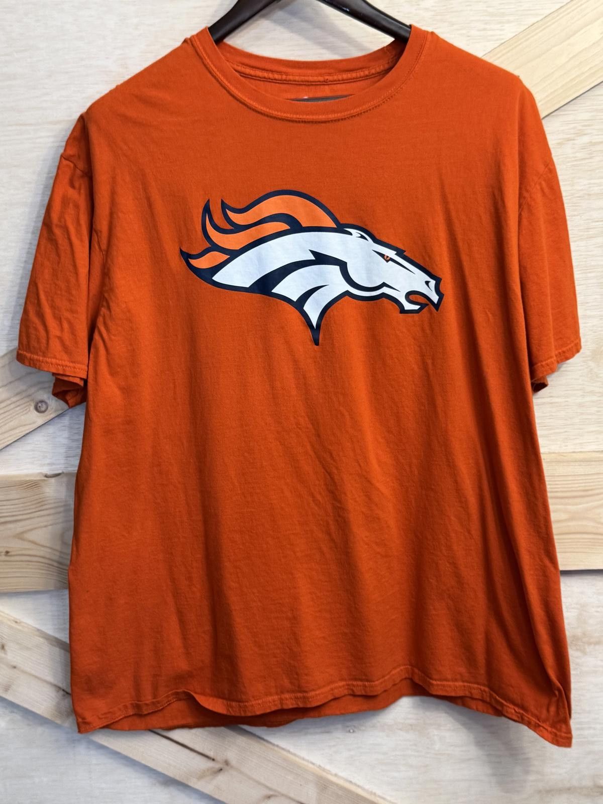 Designer NFL Team Apparel Fanatics Denver Broncos Men’s T-Shirt 2XL Size US XXL / EU 58 / 5 - 2 Thumbnail