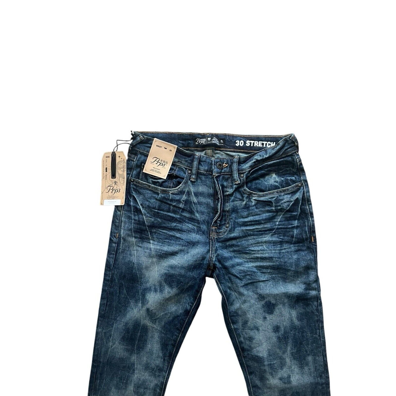 Prps PRPS Cayenne Skinny Fit Men's Stretch Jeans Blue Size 30/32 Size US 30 / EU 46 - 2 Thumbnail