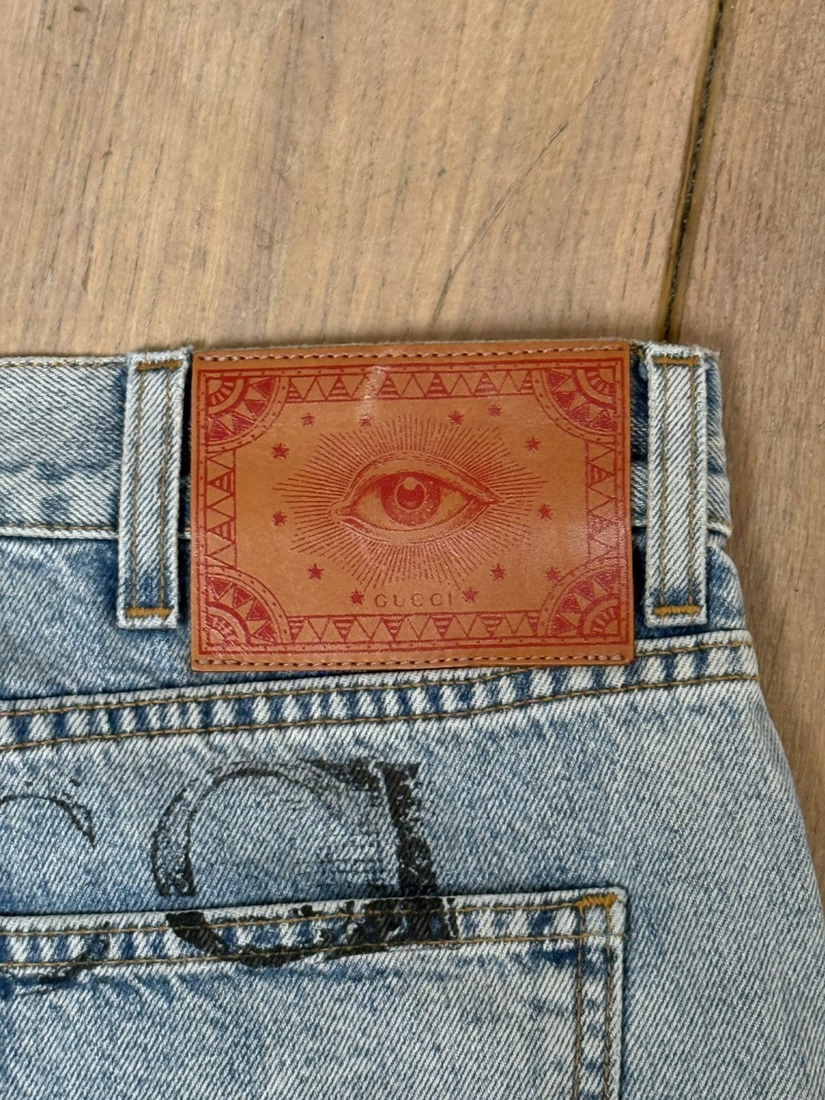 Gucci Gucci Light Blue Distressed Jeans Size US 36 / EU 52 - 3 Thumbnail
