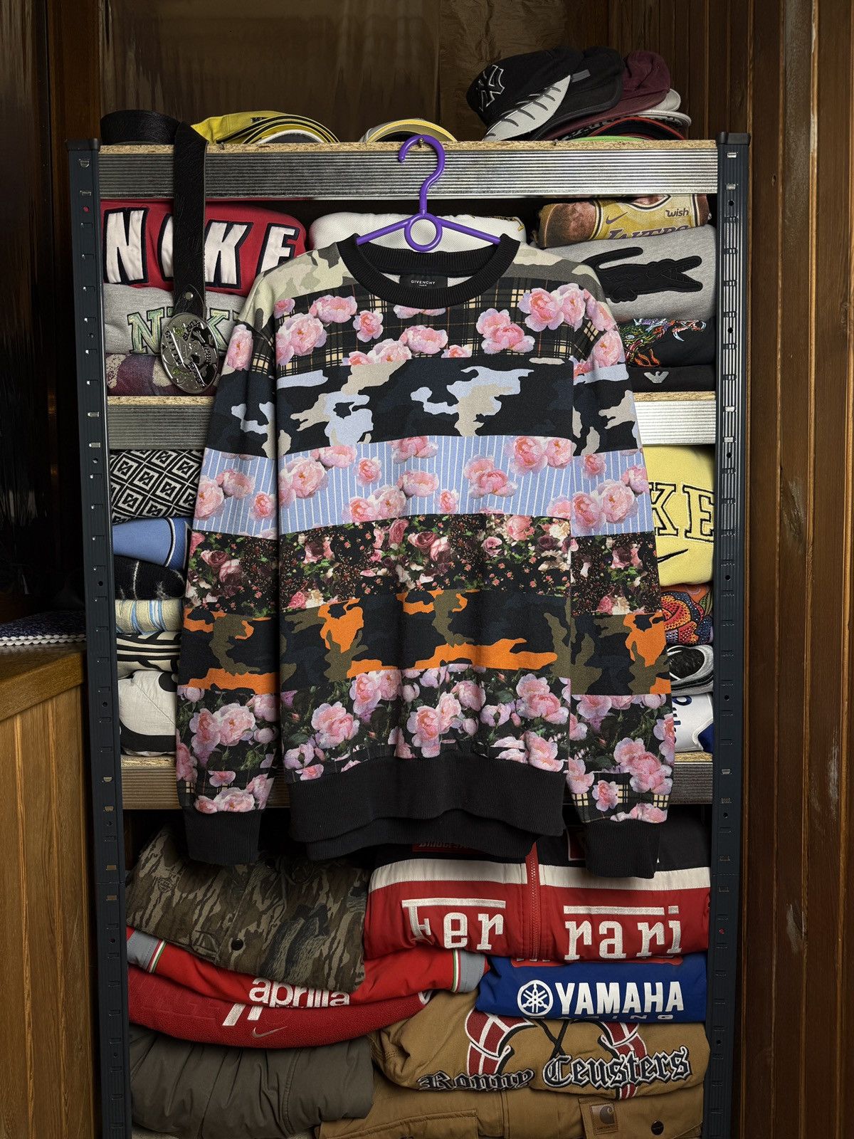 Givenchy Givenchy Floral Print Sweatshirt Size US M / EU 48-50 / 2 - 1 Thumbnail