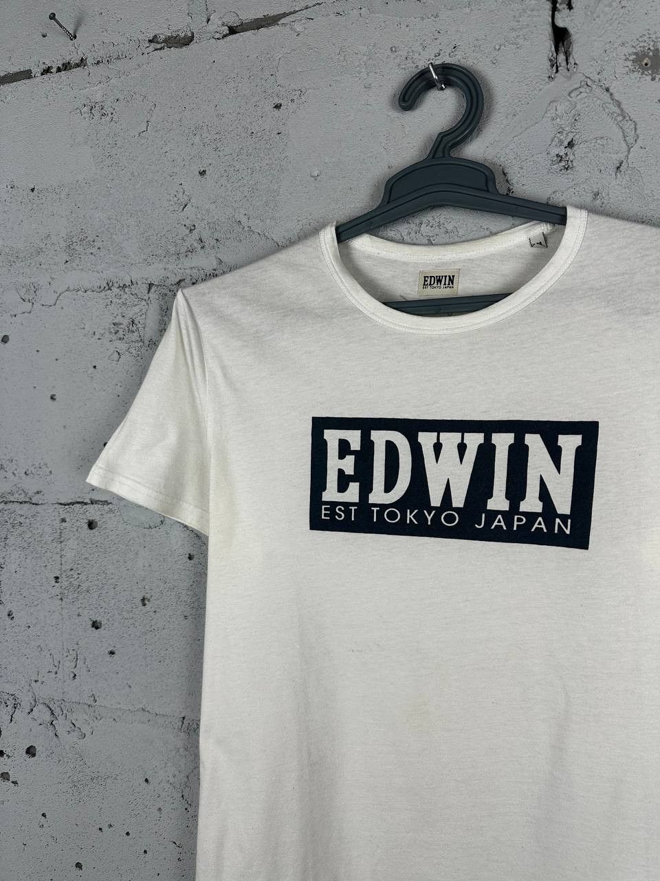 Edwin × Japanese Brand × Vintage Vintage T-Shirt Edwin Japanese Brand Big Print Y2K Size US M / EU 48-50 / 2 - 3 Thumbnail