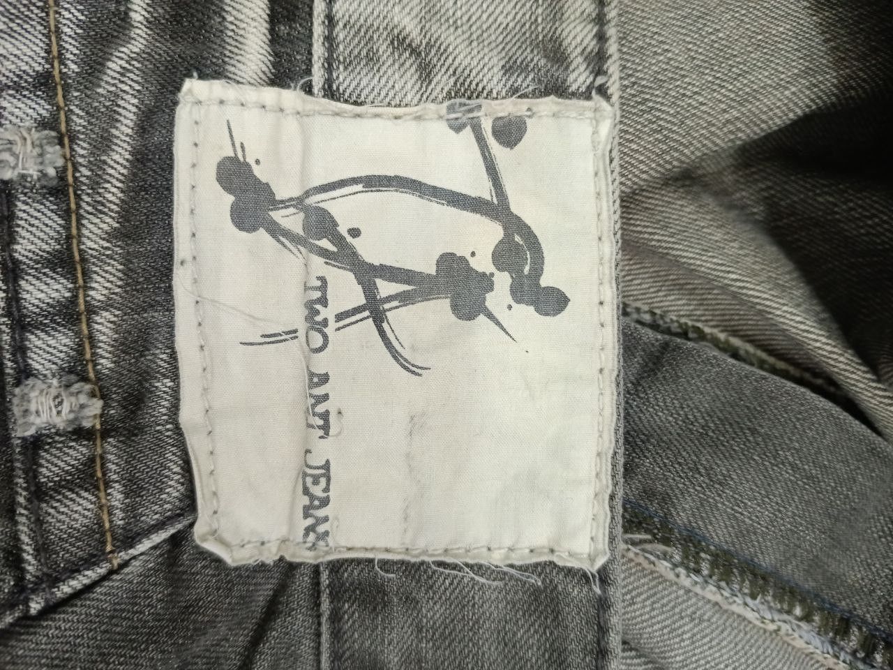 Japanese Brand BAGGY TWIST TWO AND JEANS SICK DENIM PANTS Size US 32 / EU 48 - 6 Thumbnail