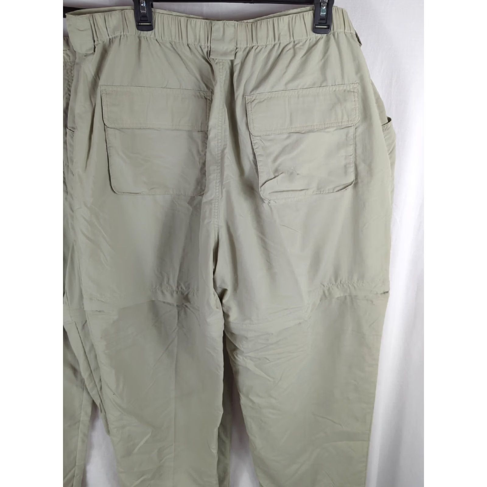 Vintage Cabelas Mens 2XL Reg Beige Convertible Cargo nylon Pants/Shorts Size US 42 / EU 58 - 5 Thumbnail