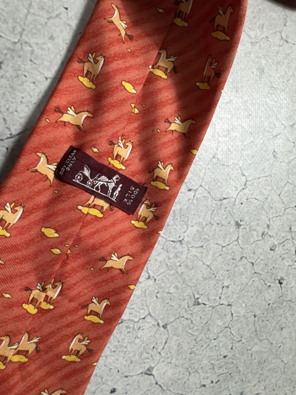 Hermes Hermes Paris Luxury Silk Tie Vintage Size ONE SIZE - 4 Thumbnail