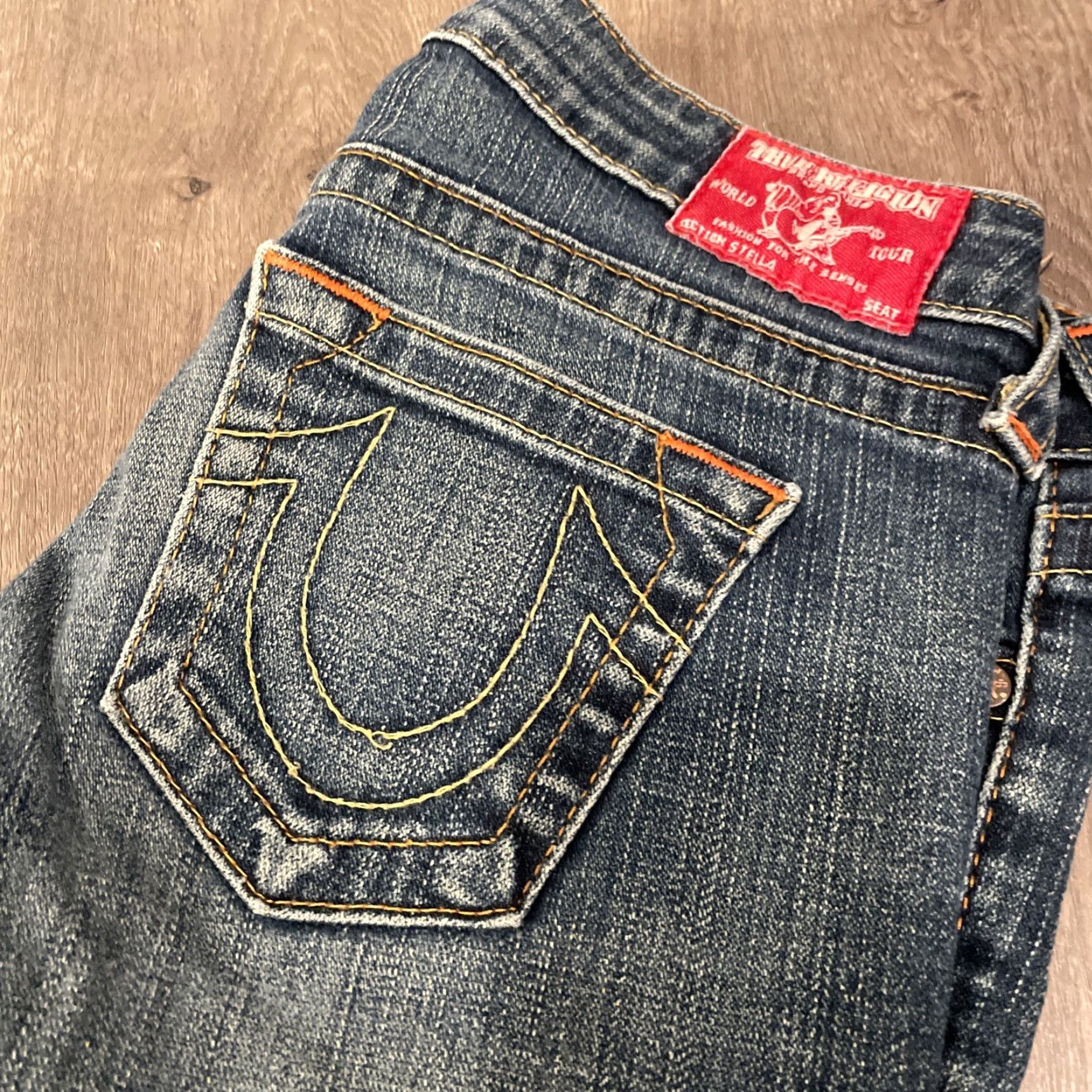 True Religion TRUE RELIGION STELLA SKINNY JEANS Women Size 26 Blue Denim #5594 Size 26" / US 2 / IT 38 - 2 Thumbnail