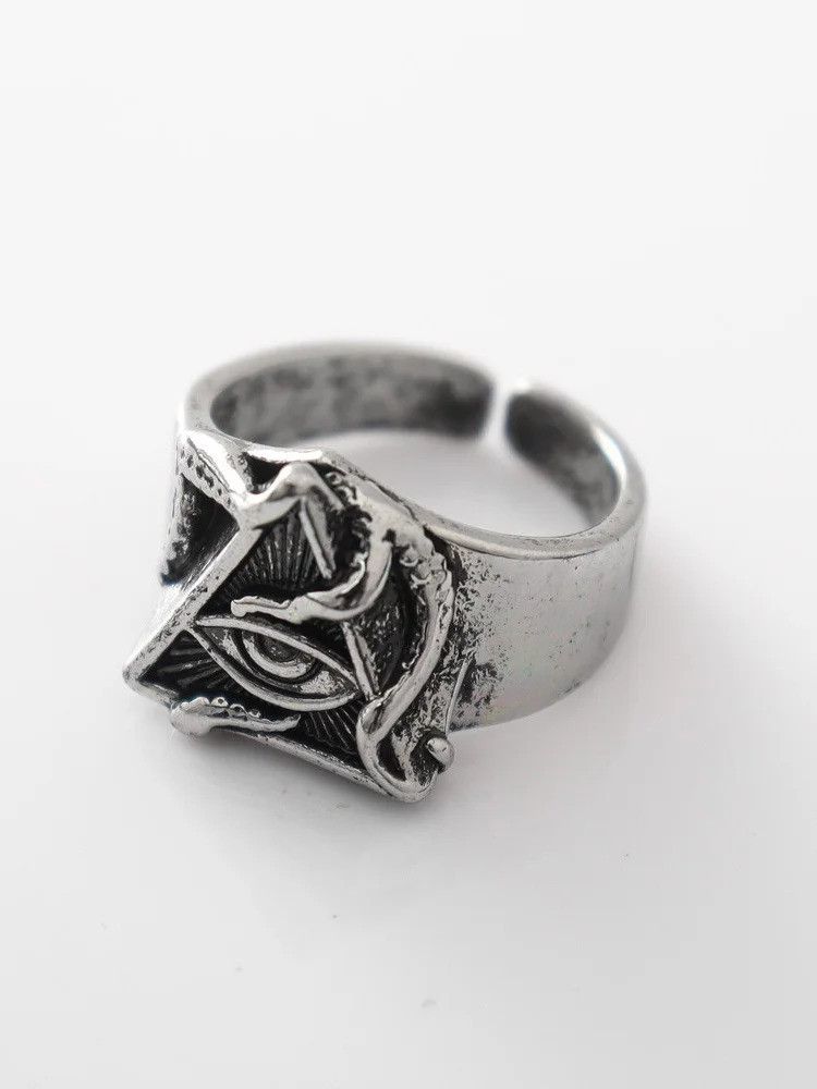 Jewelry × Vintage Retro Eye Octopus Ring Size ONE SIZE - 7 Thumbnail