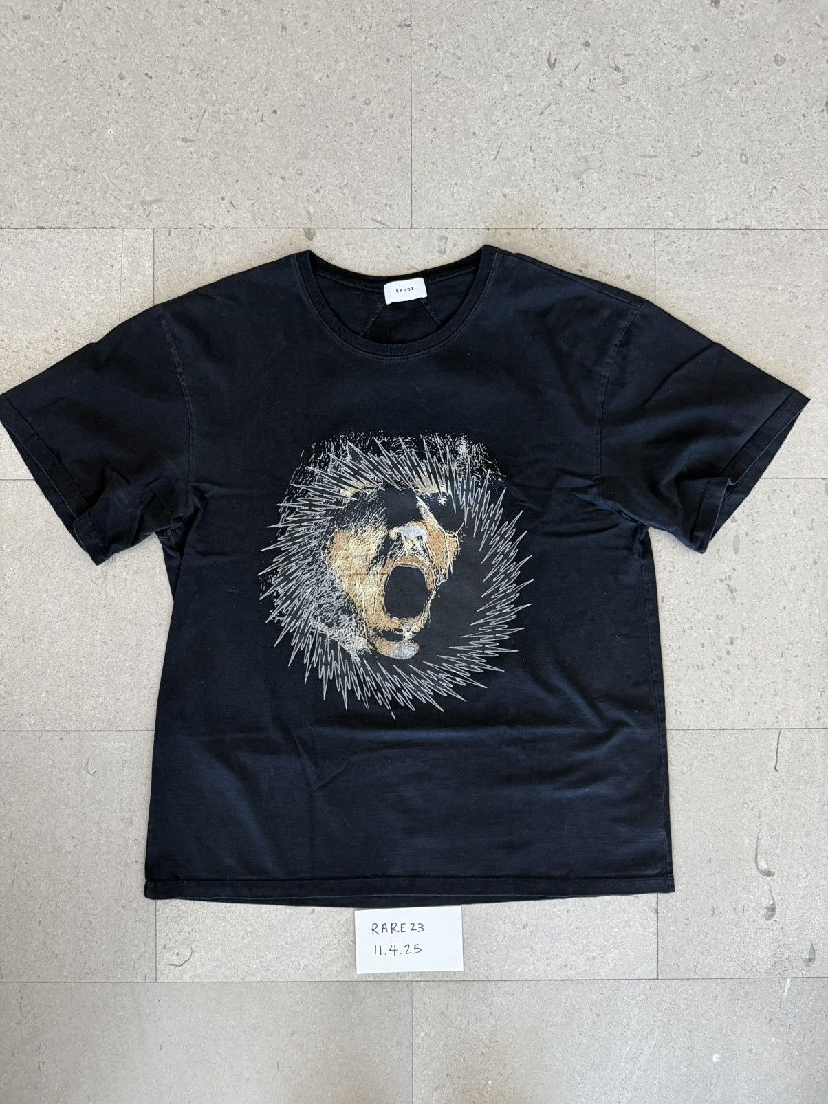 Maxfield Los Angeles × Rhude Rhude x Maxfield LA"Who Are You" Relaxed T-Shirt black Size US XL / EU 56 / 4 - 1 Thumbnail
