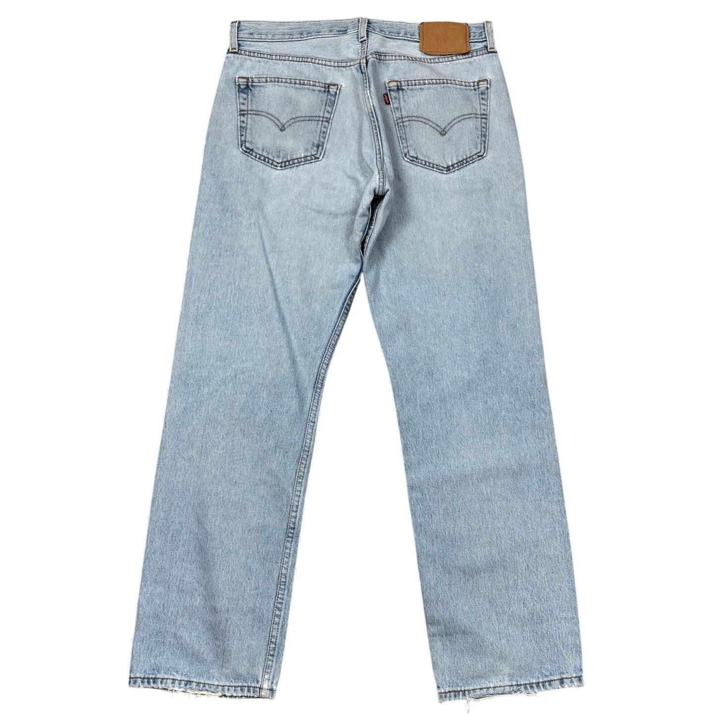 Levi's × Vintage Vintage 90s Levi's 501 Straight Leg Jeans Men's 33x30 Size US 33 - 1 Thumbnail