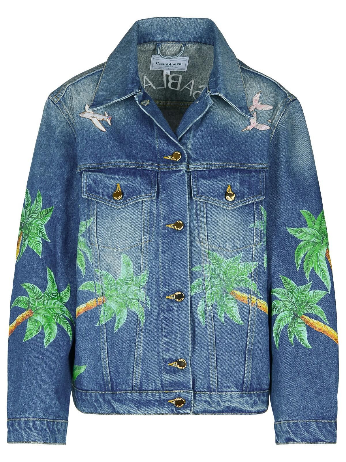 Casablanca CASABLANCA Blue Denim Jacket Size M / US 6-8 / IT 42-44 - 1 Thumbnail