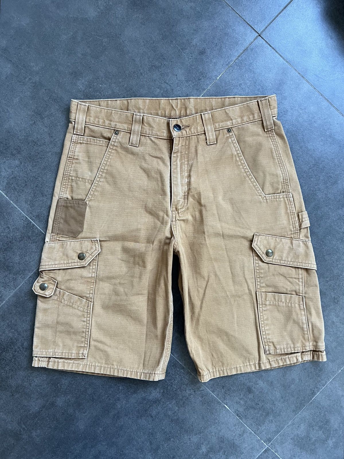 Carhartt × Vintage Crazy rare Carhartt vintage 90s carpenter Workwear Short Size US 32 / EU 48 - 1 Thumbnail