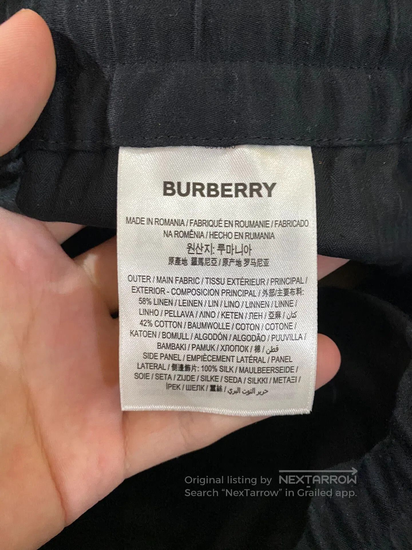 Burberry Burberry Men's Casual Pants Size 46. Size US 36 / EU 52 - 6 Thumbnail