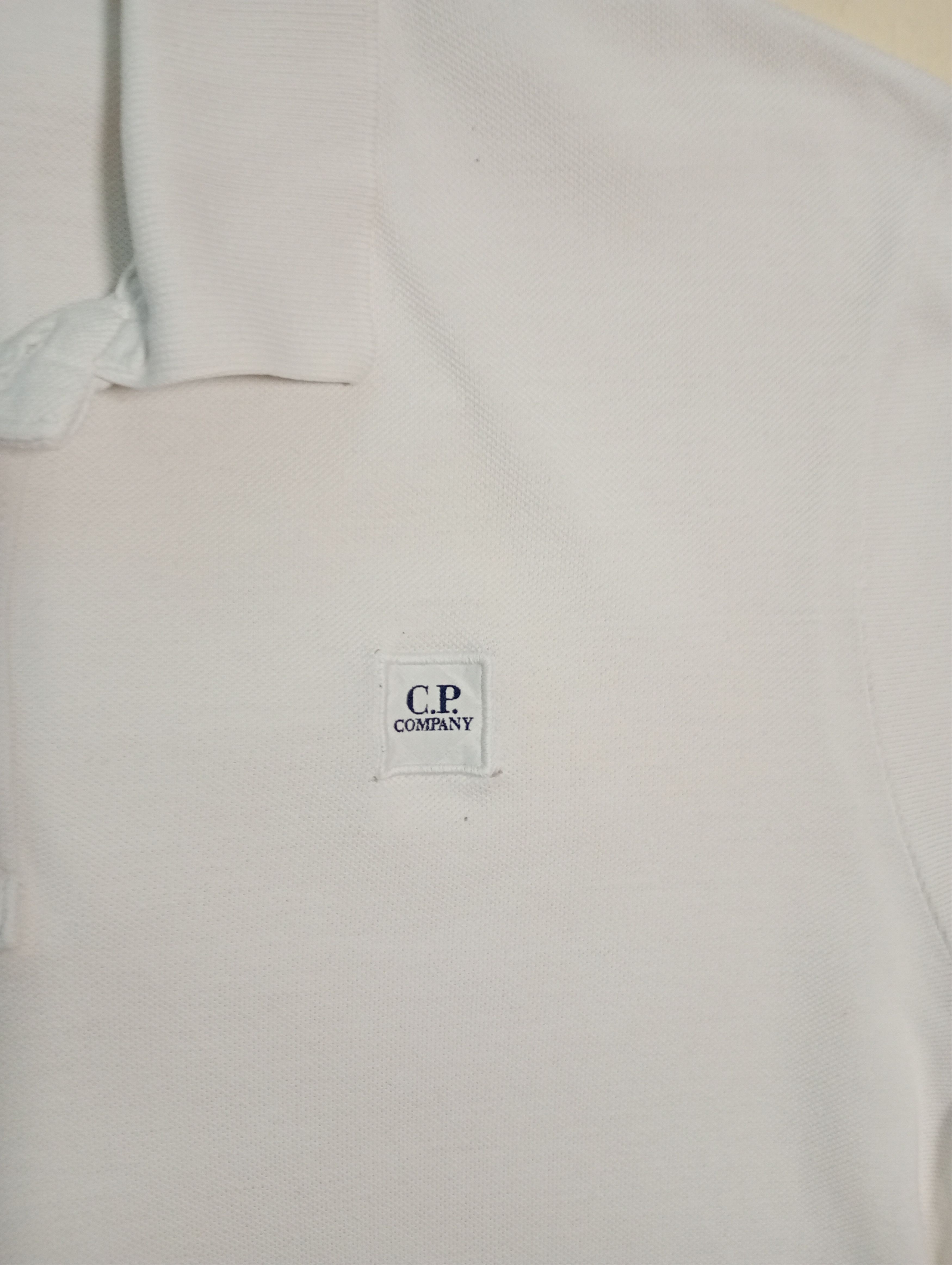 C.P. Company C.P.Company Polo Shirt White Size US M / EU 48-50 / 2 - 8 Thumbnail