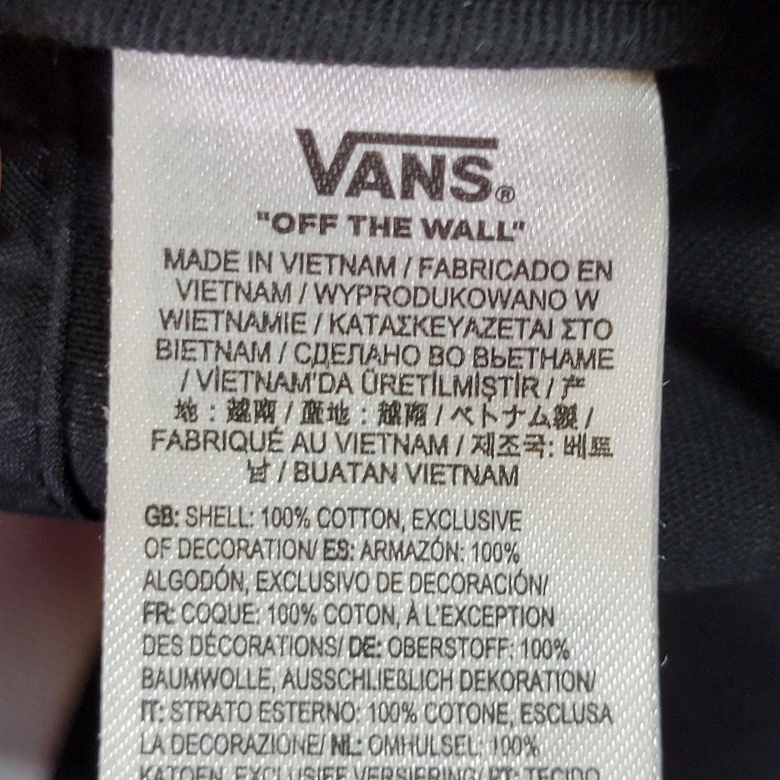 Vans VANS Black Snapback Unisex Cap w/ Checkered Logo Size ONE SIZE - 7 Thumbnail
