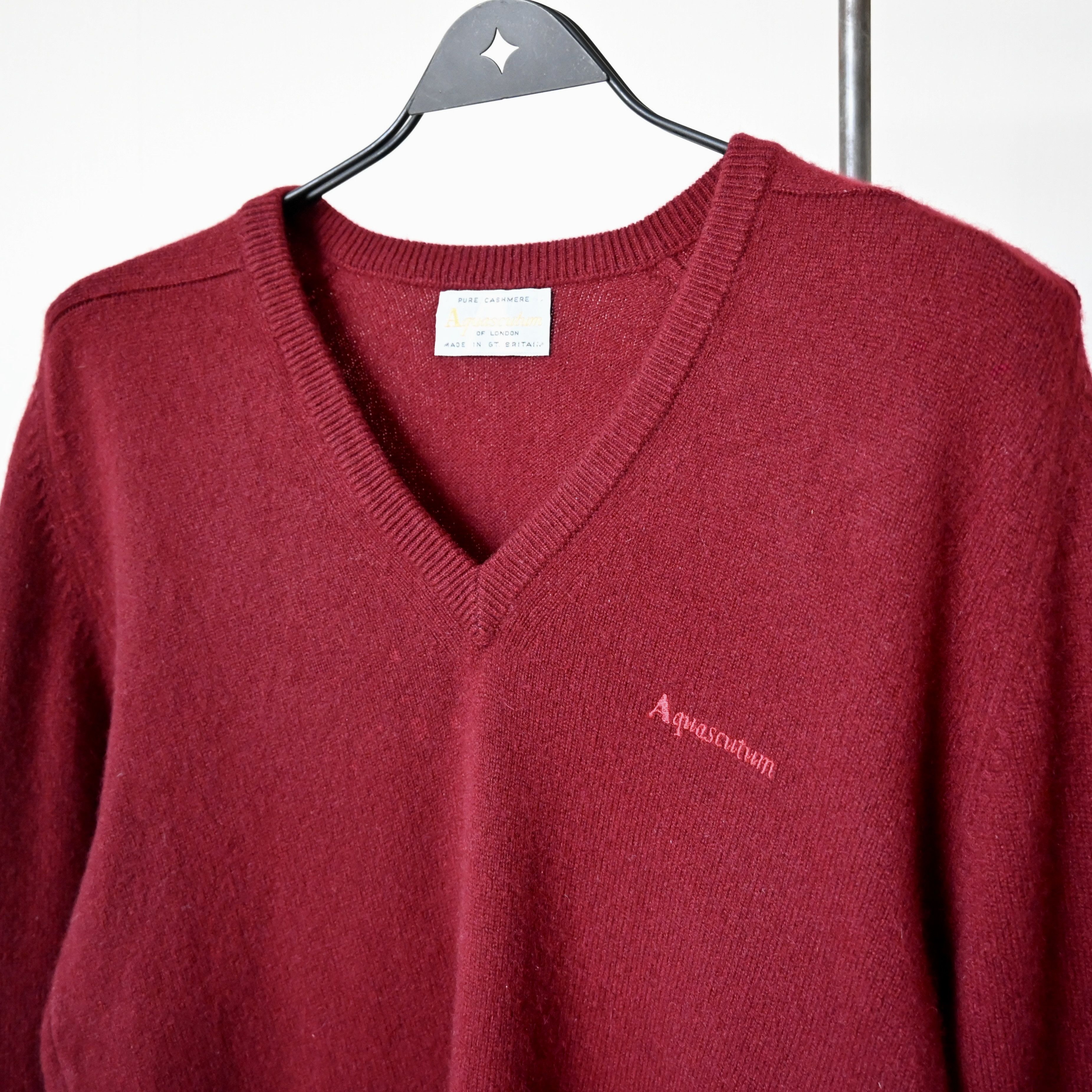 Aquascutum VTG 1990s Aquascutum pure cashmere sweater, made in England Size US M / EU 48-50 / 2 - 5 Thumbnail
