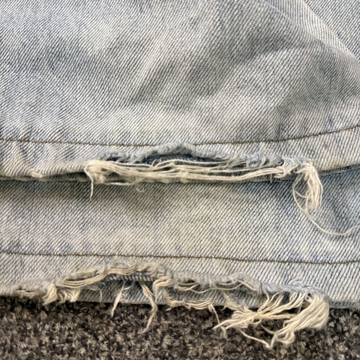 Tornado Mart 🔥🇯🇵 Japanese Vintage 90s Distressed Denim Blueway Flared Size US 31 - 11 Thumbnail