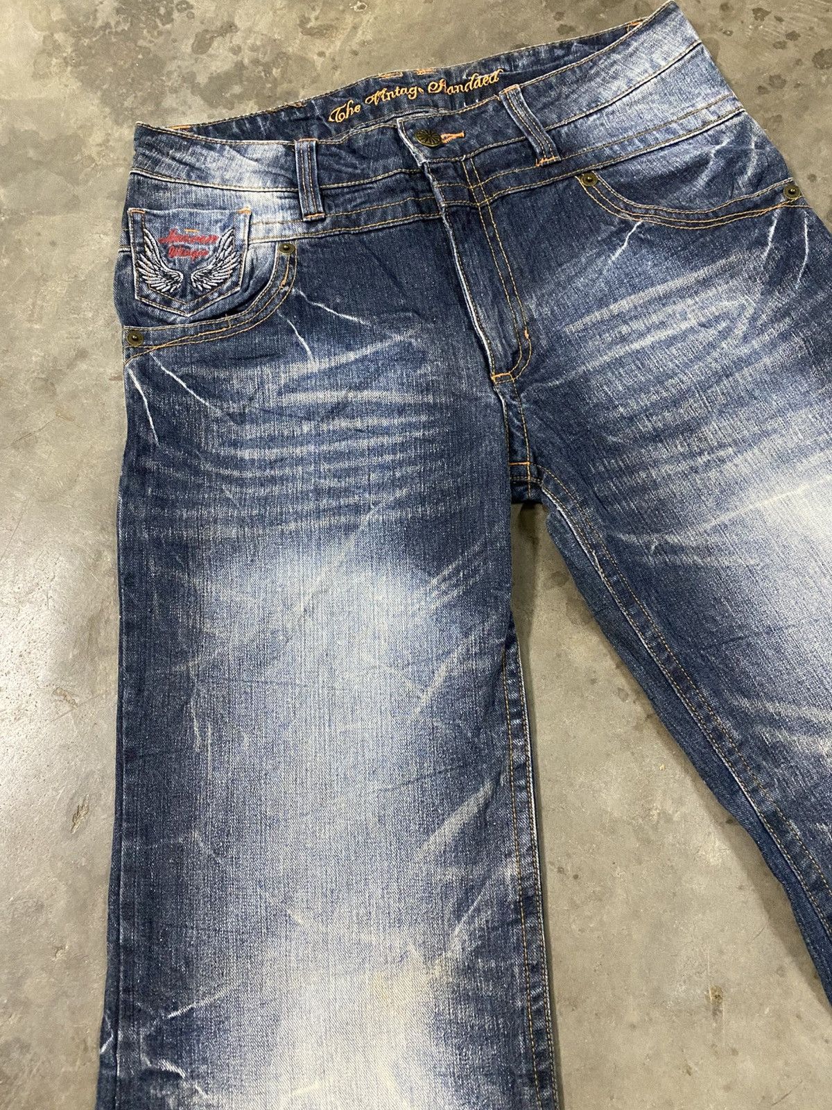 Tornado Mart Super Flare Jeans Japanese Unknown Heaven Vintage @299 Size US 32 / EU 48 - 8 Thumbnail
