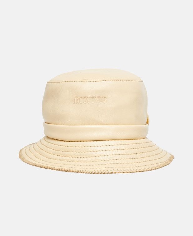 Jacquemus Leather bucket hat Size ONE SIZE - 1 Thumbnail