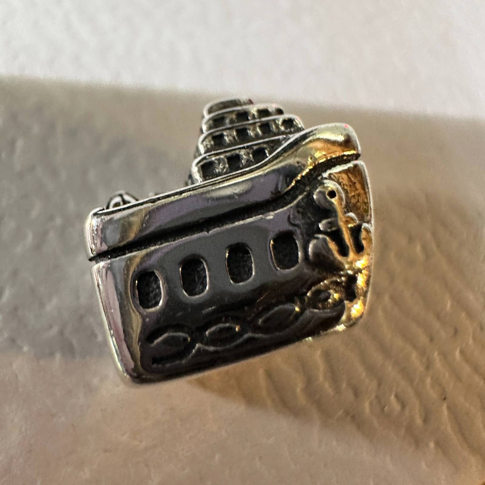 pandora Authentic Pandora Retired Cruise Ship, Sterling Silver Size ONE SIZE - 7 Thumbnail