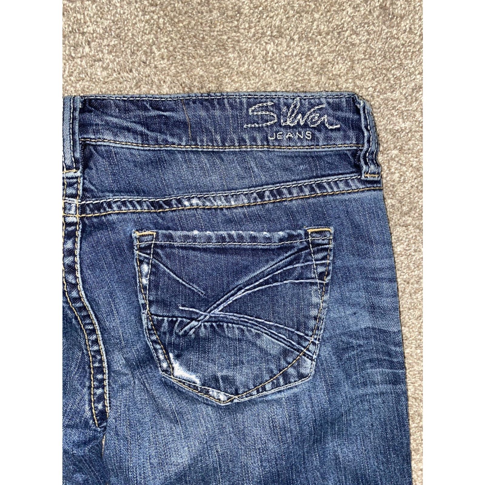 Silver Jeans Co. Silver Jeans Womens Jeans Boot Cut Blue 29 W29 L31 Size Type Regular Women Size 29" - 4 Thumbnail
