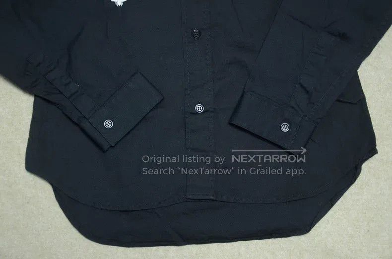 Dior Dior Size38 Little Bee Embroidered Black Shirt Size US XXS / EU 40 - 4 Thumbnail