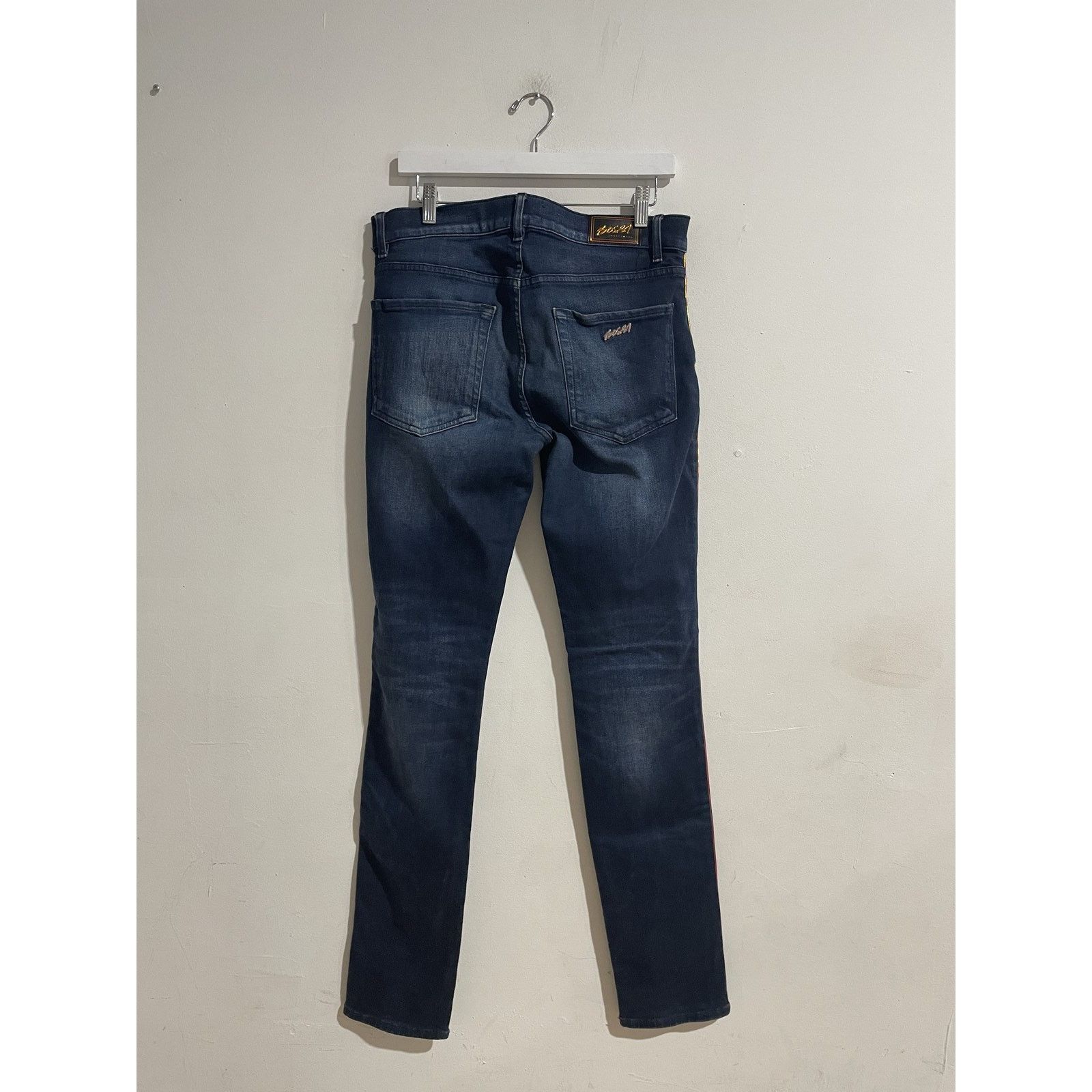 Bossi Sportswear BOSSI DAKR BLUE DENIM JEANS SIZE 31 PREOWNED Size US 31 - 2 Thumbnail